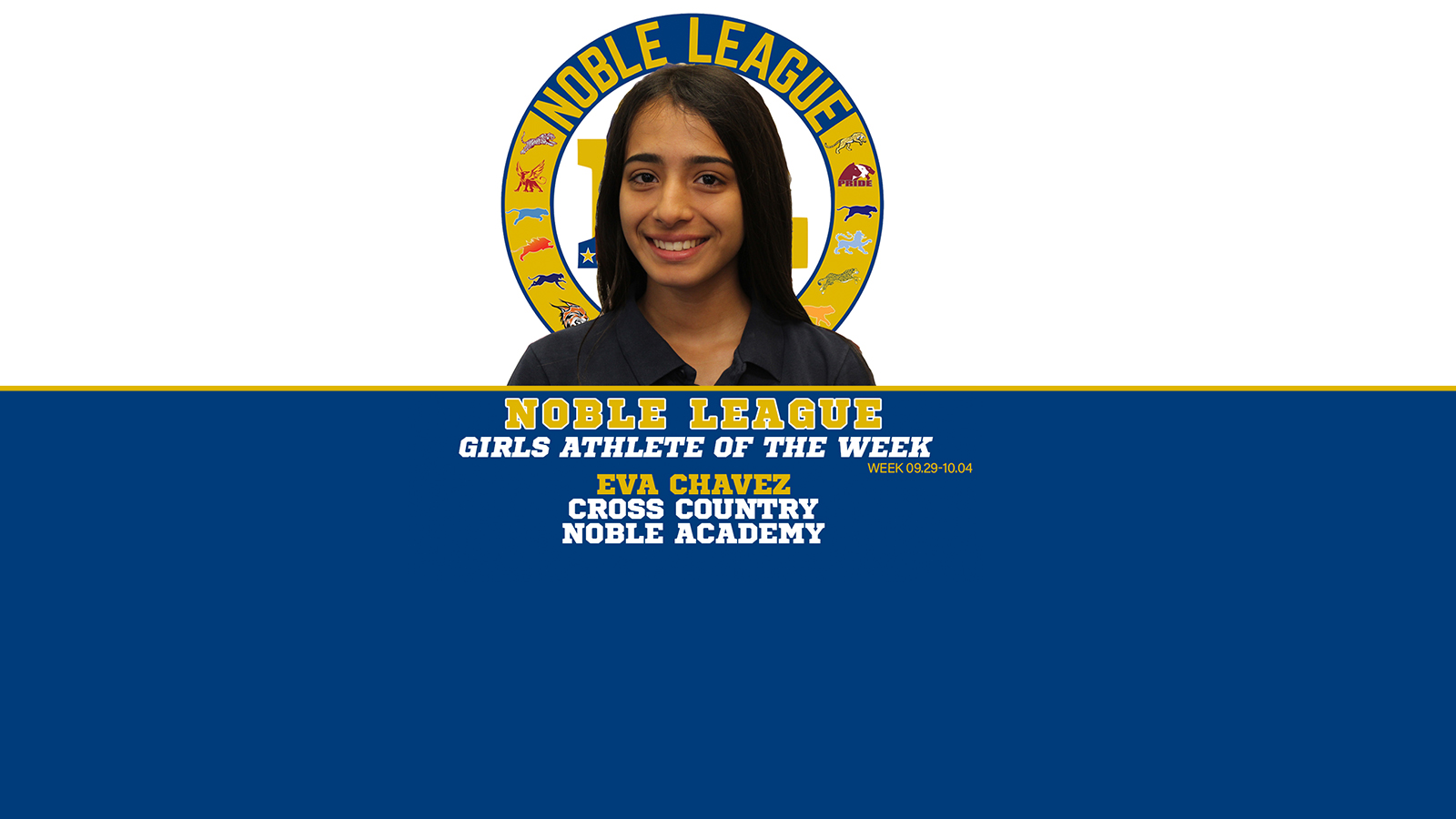 Eva Chavez Named Girls Athlete of the Week!