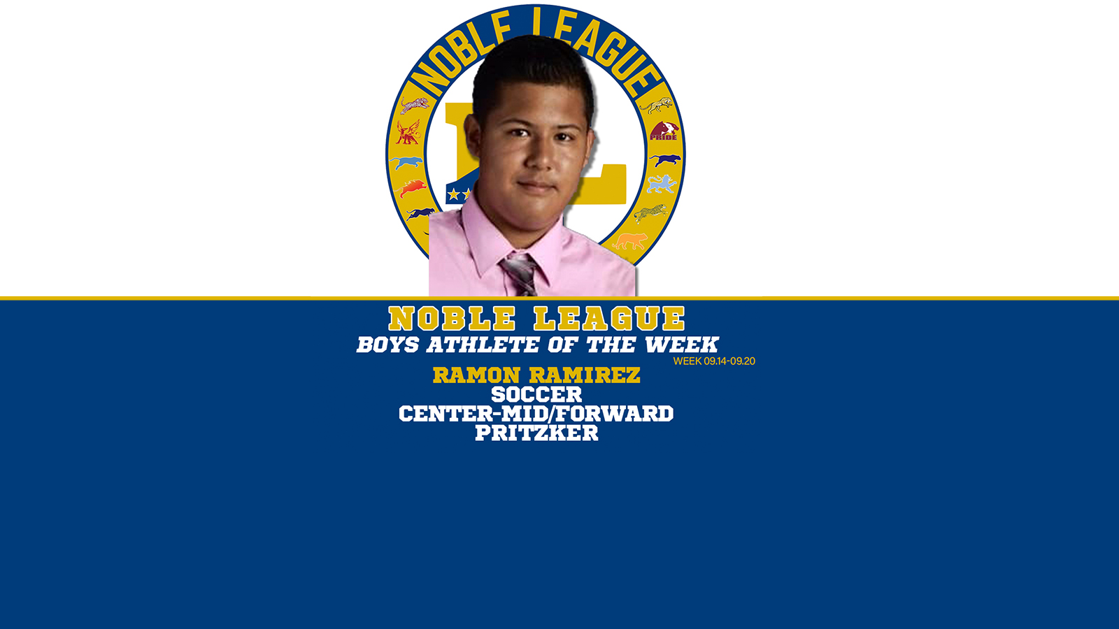 Ramon Ramirez Named Boys Athlete of the Week!