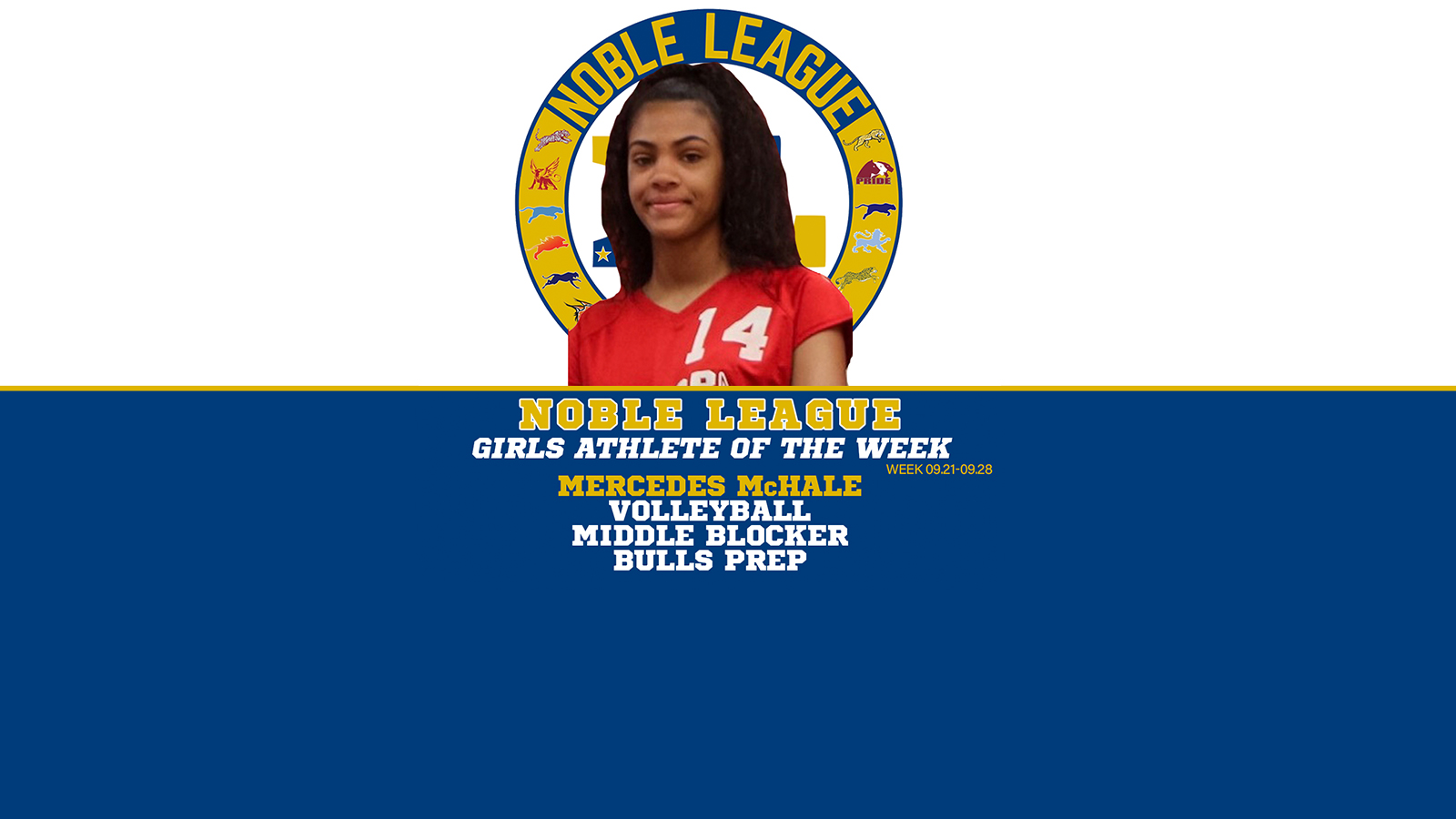 Mercedes McHale Named Girls Athlete of the Week!