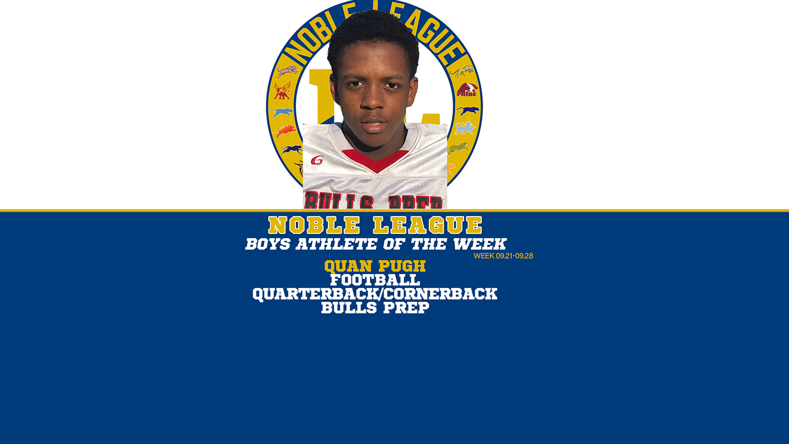 Quan Pugh Named Boys Athlete of the Week!