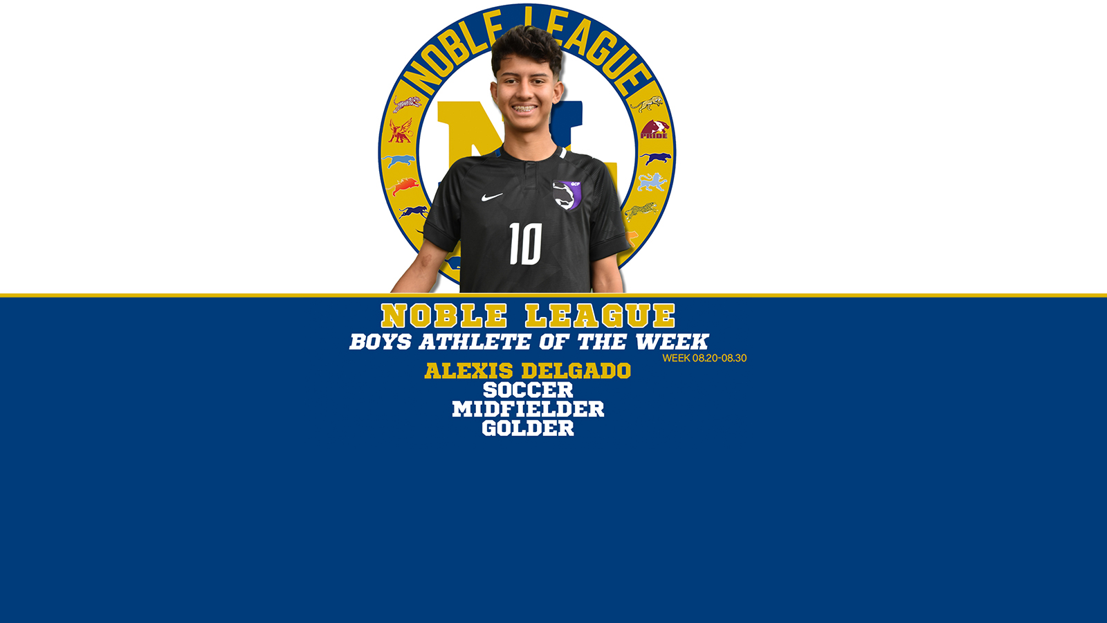 Alexis Delgado Named Boys Athlete of the Week!