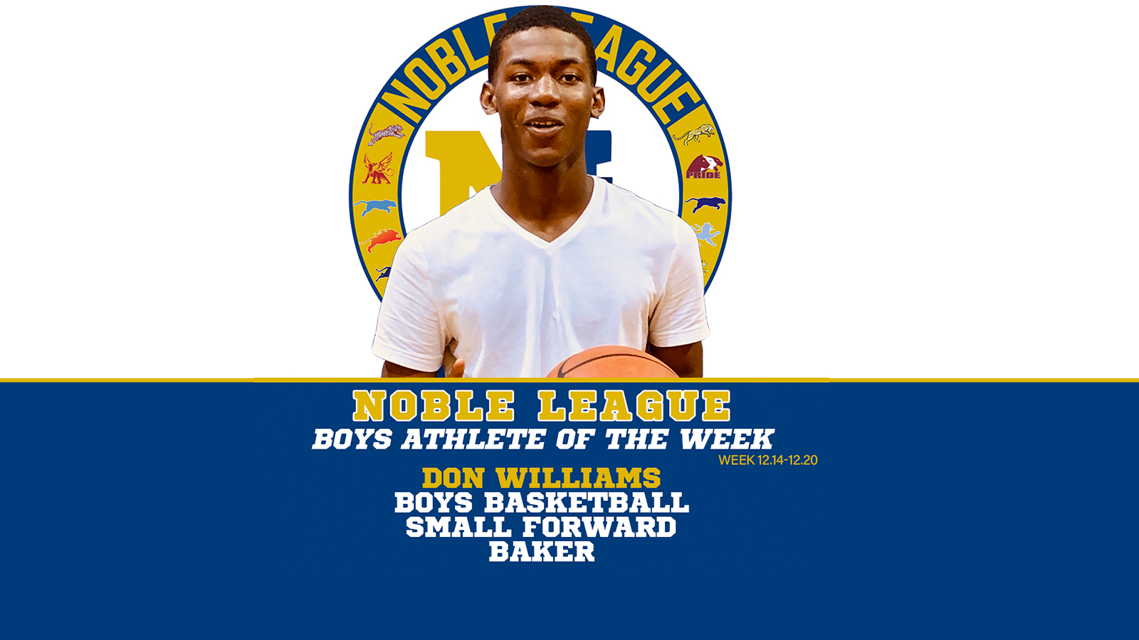 Don Williams Named Boys Athlete of the Week!