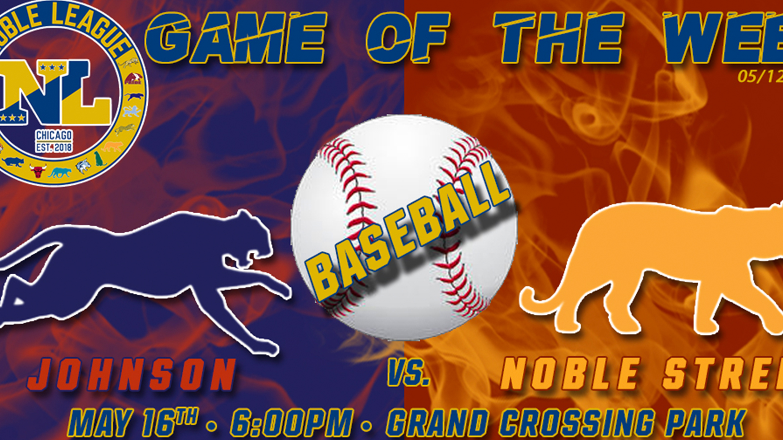 Noble League Game of the Week! Johnson vs. Noble Street Baseball