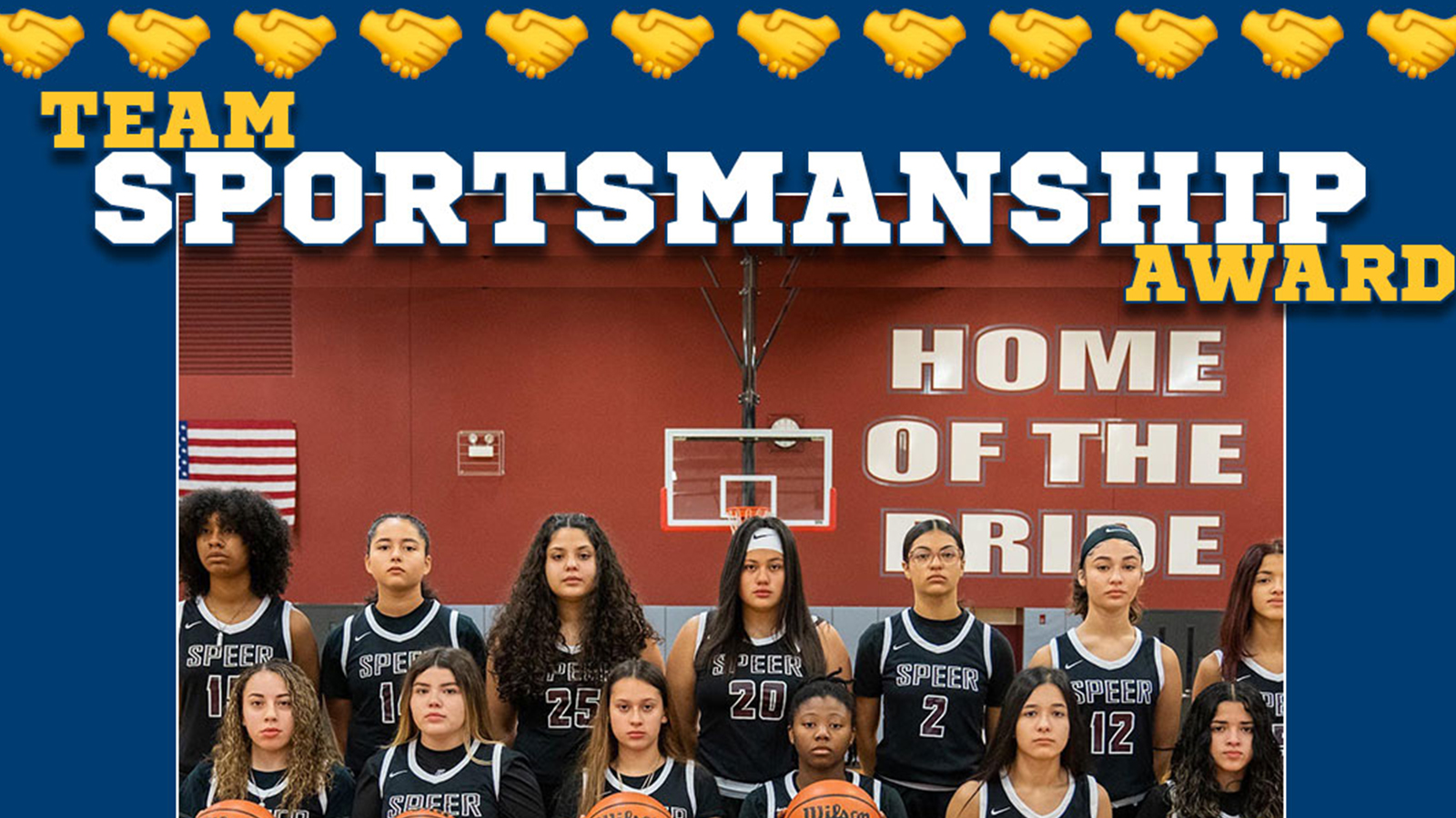 2022 Girls Basketball Sportsmanship Award