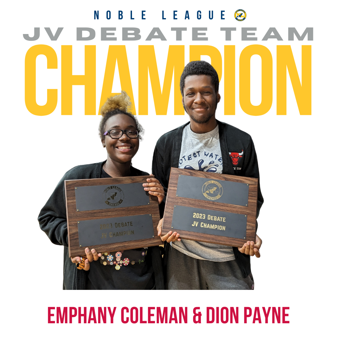 2023 JV Debate Champions