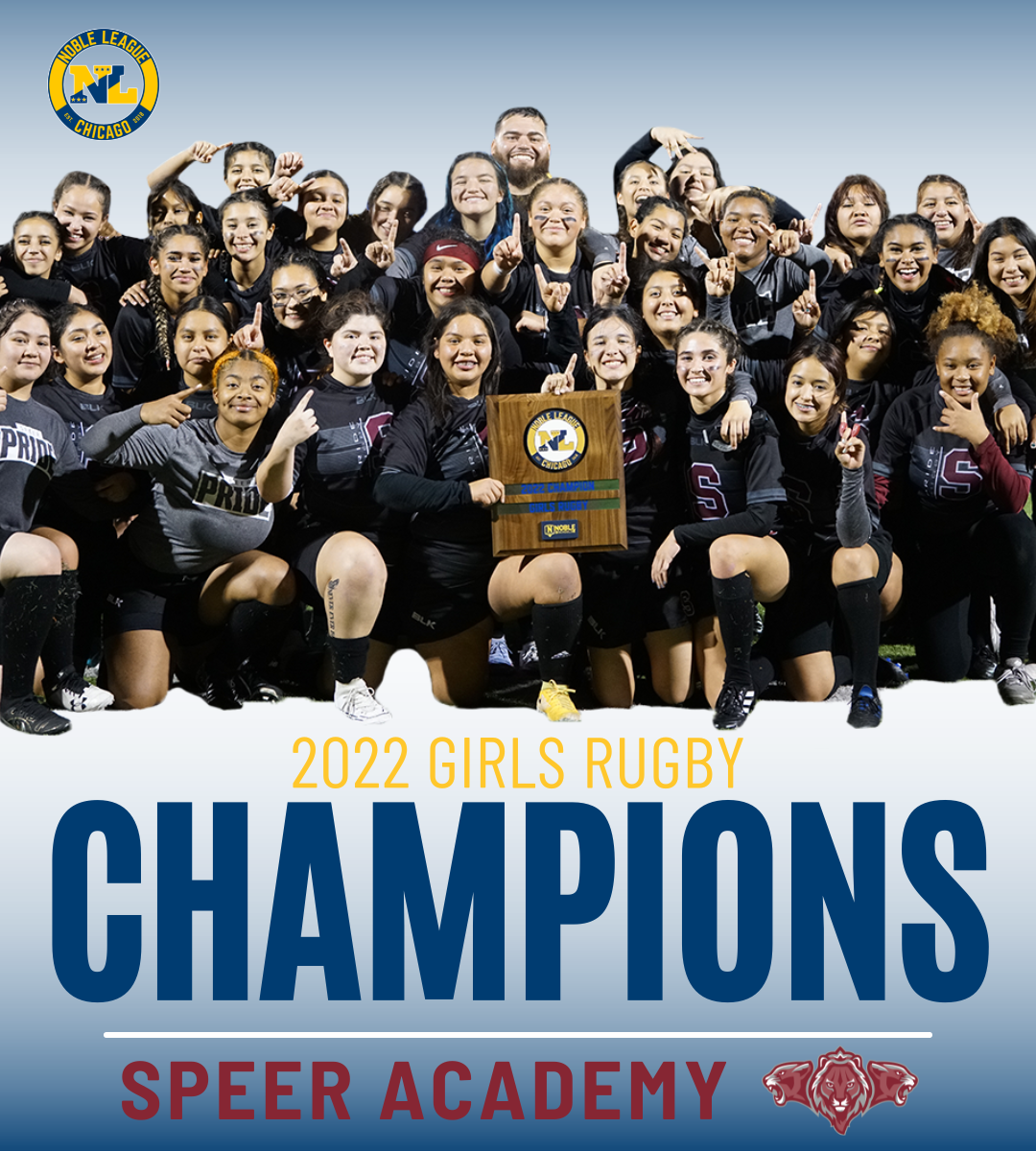 Speer Girls Rugby Champions 2022